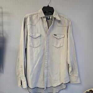 Wrangler Western Snap Denim Shirt